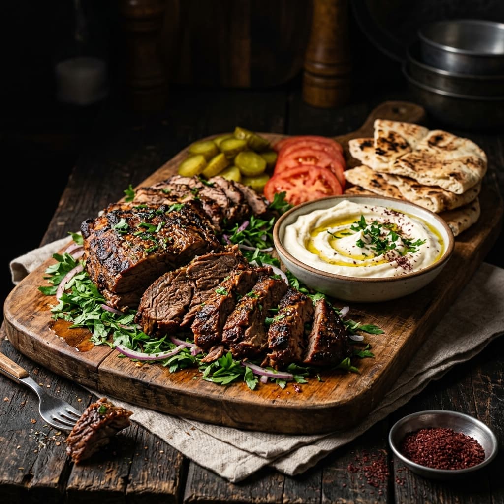 صحن شاورما مشكل